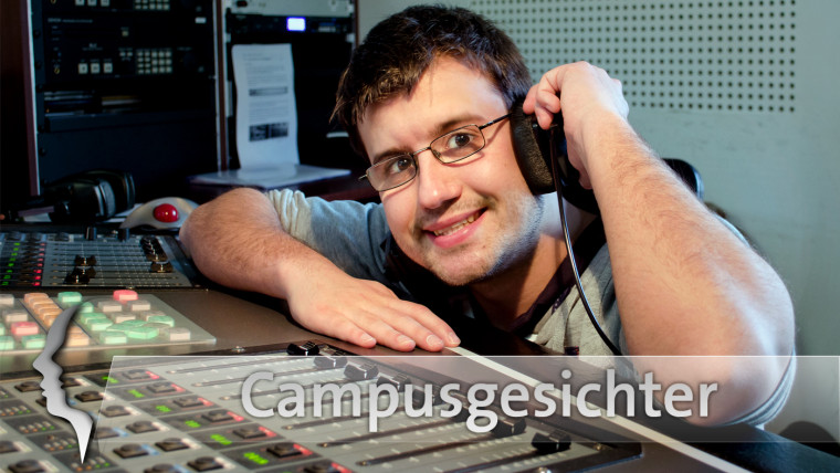Walter Schulz ist CvD bei Radio Mittweida. Sein Talent zur Unterhaltung nutzte er auch bei seinen Auslandsaufenthalten.