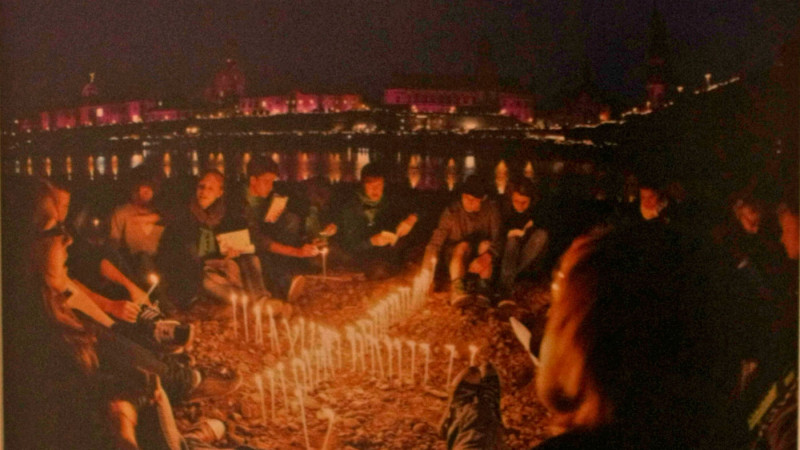 Kirchentag in Dresden.