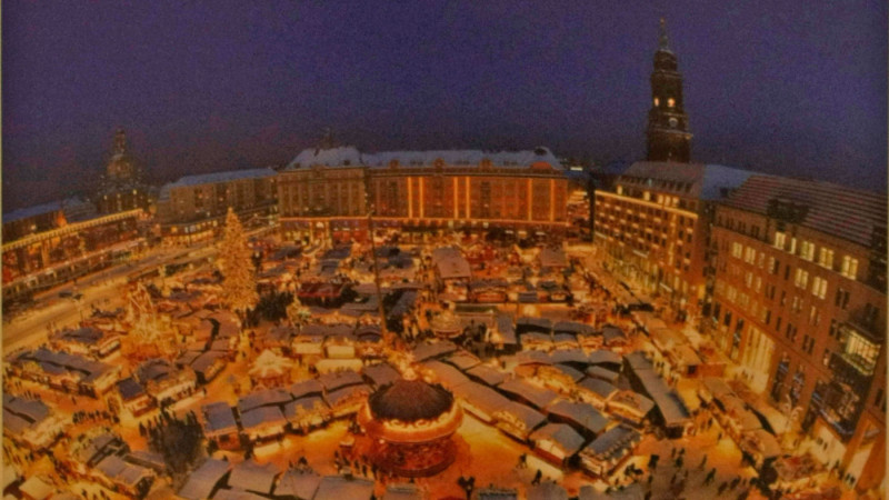 Wintermomente auf dem Striezelmarkt.