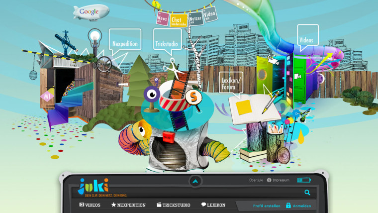 Das Webportal juki.de bietet auf einem für Kinder und Jugendliche begrenzten digitalen Raum Platz für's sichere Surfen.