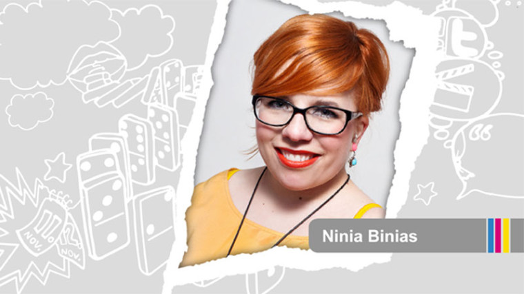 Bloggerin und Social Media Managerin Ninia Binias überzeugte mit ihrem Thema &bdquo“Vom Hobby-Blog zur professionellen Online-Visitenkarte.“.