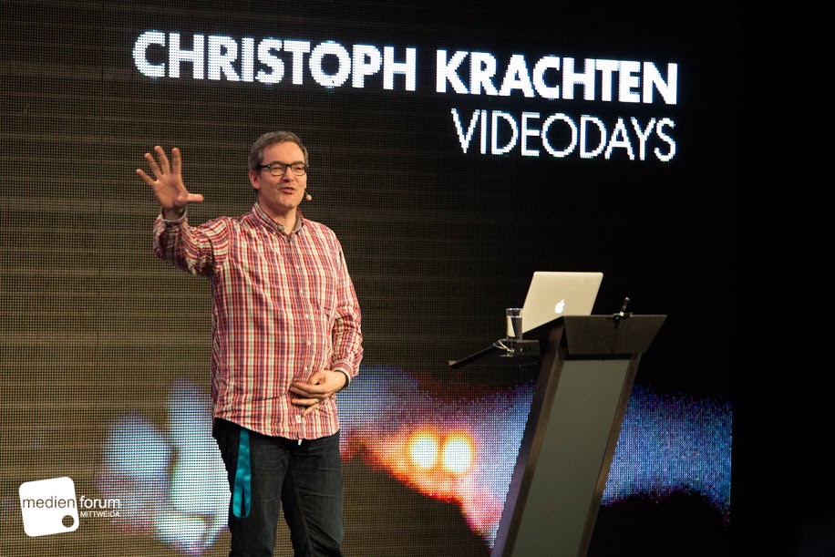 Christoph Krachten berichtete über den Erfolg der YouTube-Szene.