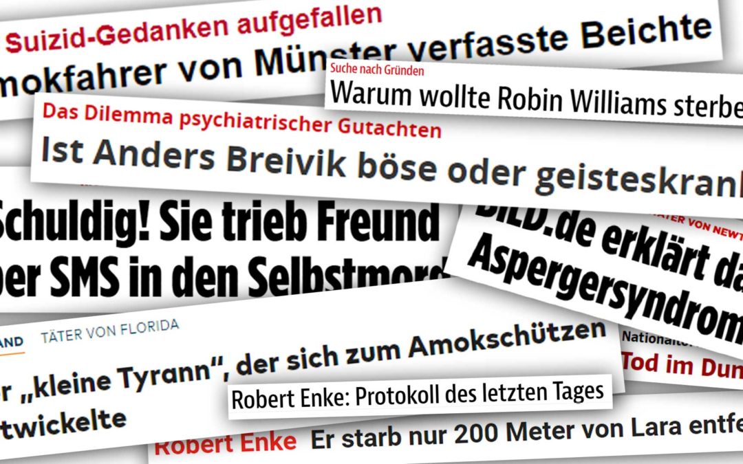 Wie Medien mit dem Tod umgehen