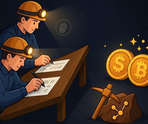Miningprozess vereinfacht Mining anhand einer simplen Darstellung